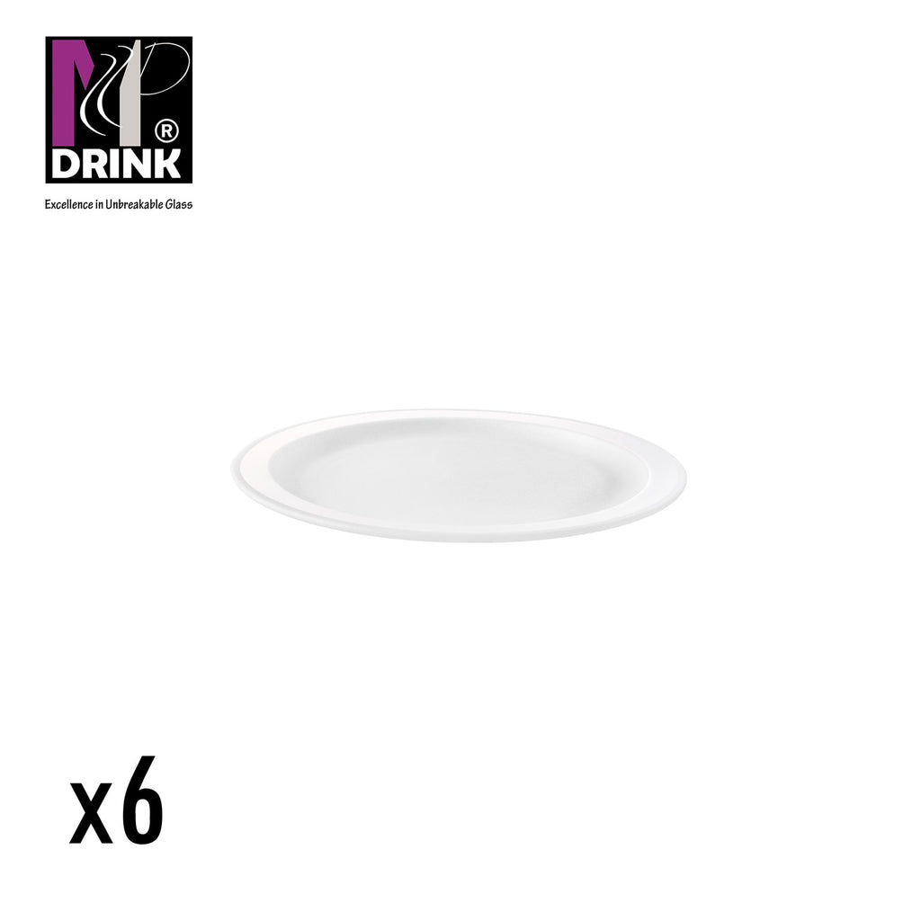 Plate Ø 178 Dessert Set of 6 Polypropylene
