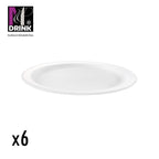 Assiette plate Ø 268 Lot de 6 Polypropylène