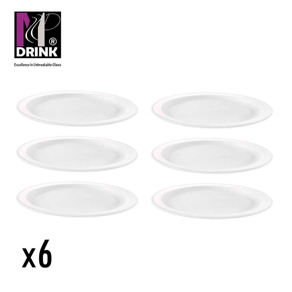 Assiette plate Ø 268 Lot de 6 Polypropylène