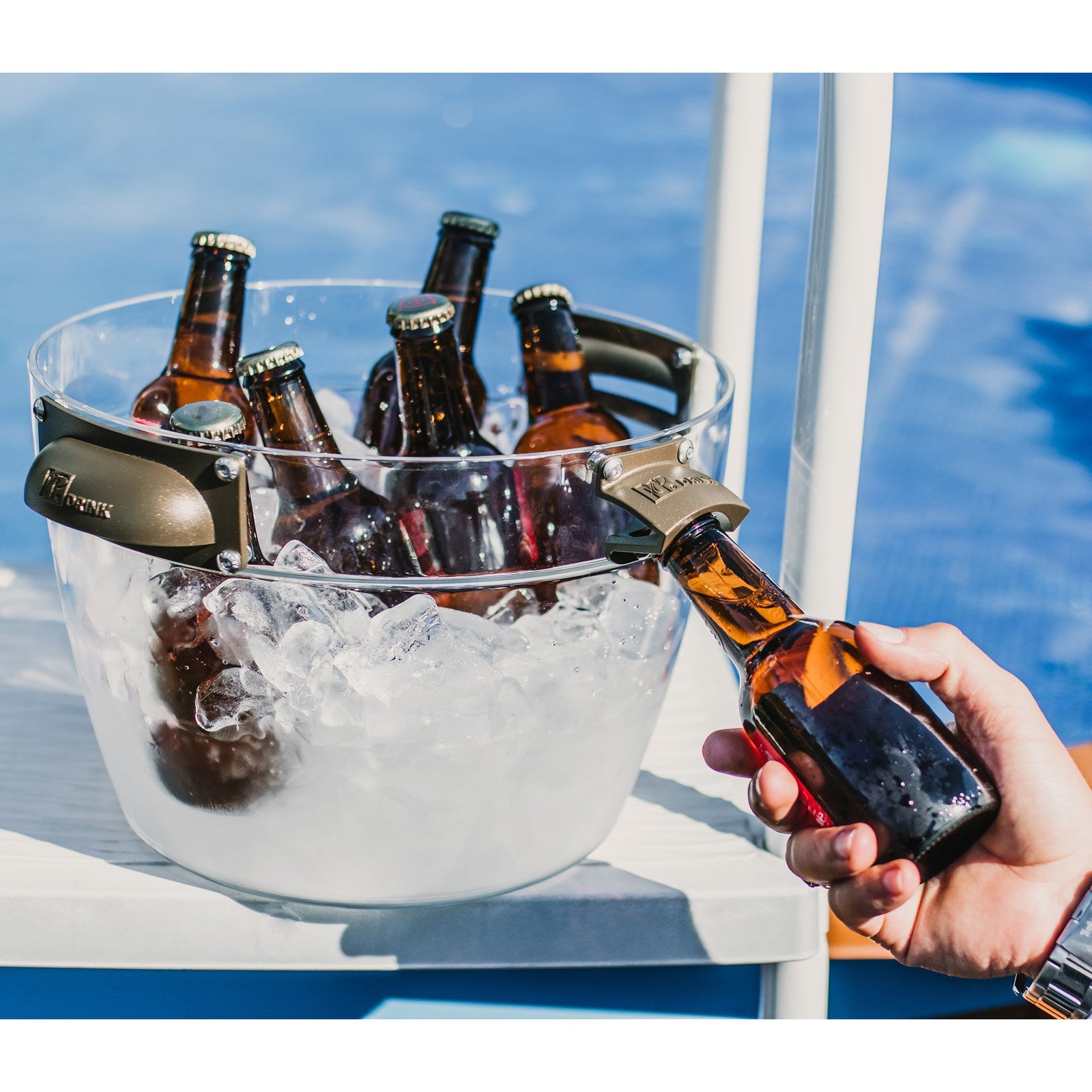 Round Ice Bucket (VINTAGE) Polypropylene