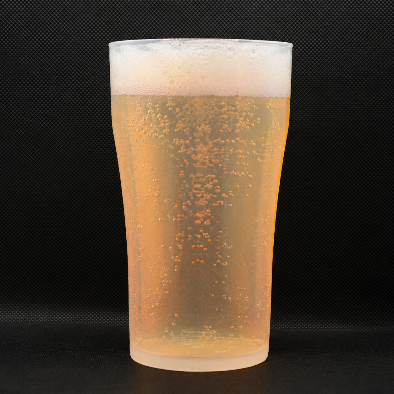 Pint Conjunto de 6 Polipropileno Reutilizável com cerveja