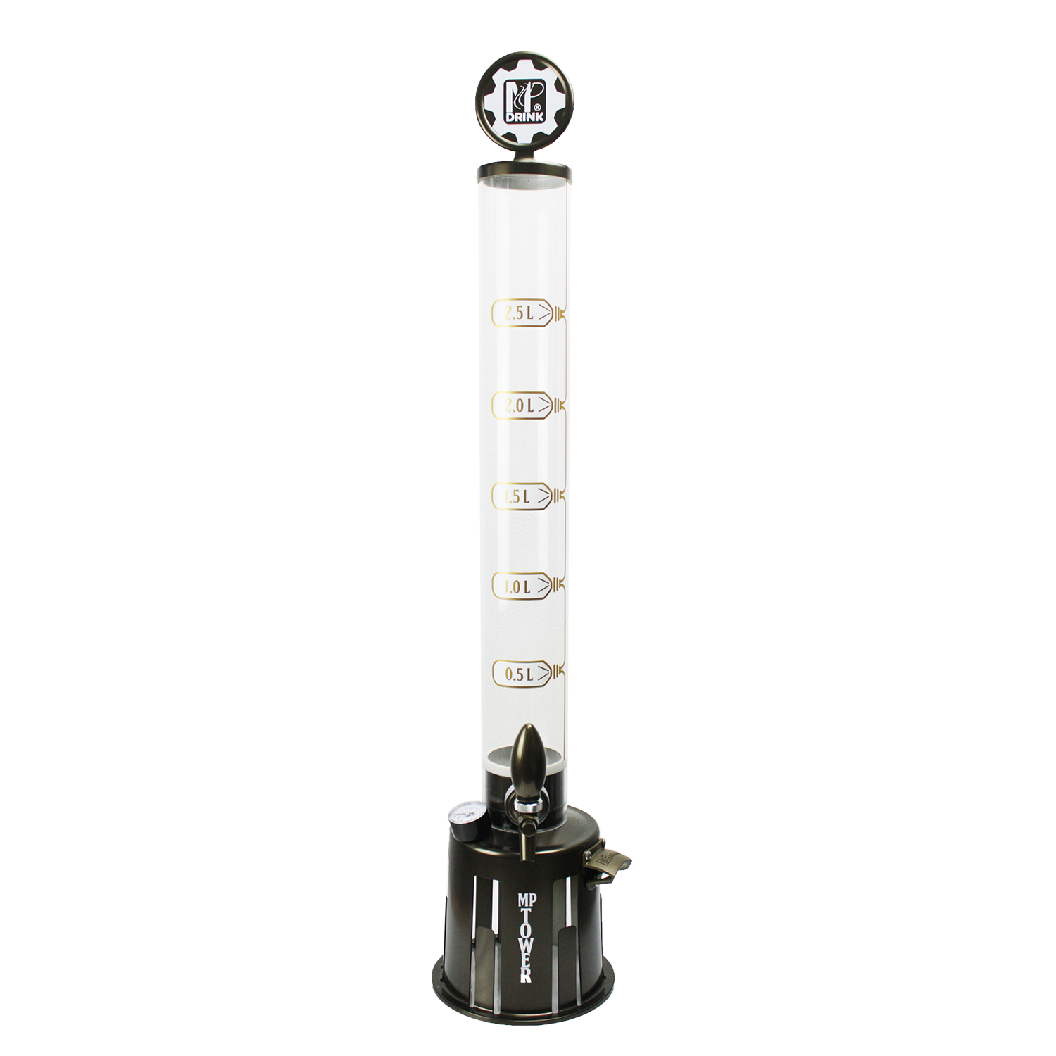 MPTower Steampunk Portable Drinks Dispenser (+ 6 Pluto 20 cl)