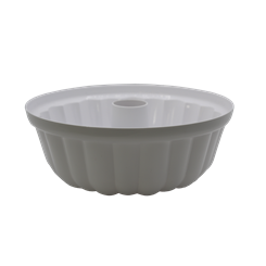 Forma Pudim Branco 1,3 Lt. PP