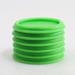 Base Antidérapante 61 mm Vert Lot de 6