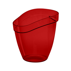 Simple Ice Bucket Dark Red