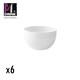 Bowl Ø 114 White, Set of 6