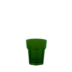 Shot 4 Facet Verde Escuro (set of 6)