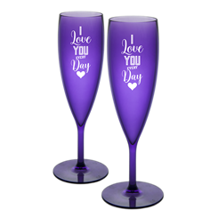 Cálice Espumante Terra 16 Cl Violeta Iris - Dia dos Namorados (Conjunto de 2)